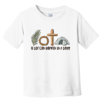 Christian Faith Happy Easter Day A Lot Can Happen In 7 Days Toddler T-Shirt