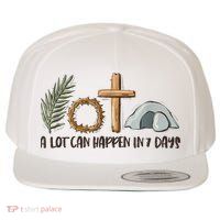 Christian Faith Happy Easter Day A Lot Can Happen In 7 Days Wool Snapback Cap