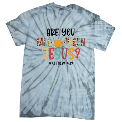 Christian Fall Halloween Are You Fall O Ween Jesus Tie-Dye T-Shirt