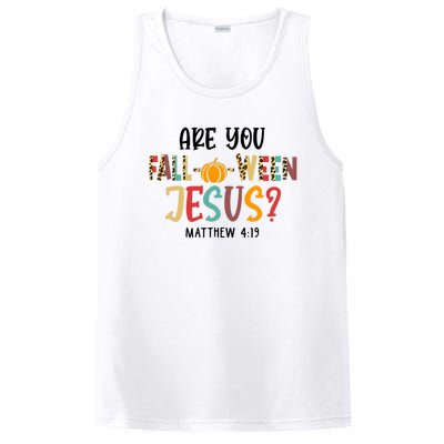 Christian Fall Halloween Are You Fall O Ween Jesus PosiCharge Competitor Tank