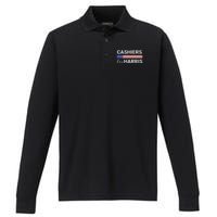 Cashiers For Harris Kamala Harris 2024 Performance Long Sleeve Polo