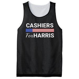 Cashiers For Harris Kamala Harris 2024 Mesh Reversible Basketball Jersey Tank