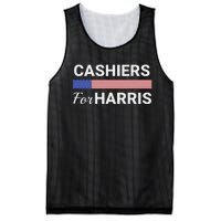 Cashiers For Harris Kamala Harris 2024 Mesh Reversible Basketball Jersey Tank