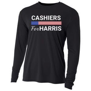 Cashiers For Harris Kamala Harris 2024 Cooling Performance Long Sleeve Crew