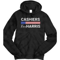 Cashiers For Harris Kamala Harris 2024 Tie Dye Hoodie