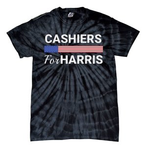 Cashiers For Harris Kamala Harris 2024 Tie-Dye T-Shirt