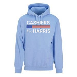 Cashiers For Harris Kamala Harris 2024 Unisex Surf Hoodie