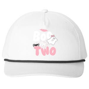 Cute Funny Halloween Boo Im Two Birthday Ghost Girl Snapback Five-Panel Rope Hat