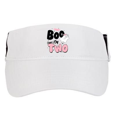 Cute Funny Halloween Boo Im Two Birthday Ghost Girl Adult Drive Performance Visor