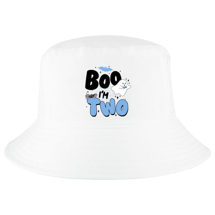 Cute Funny Halloween Boo Im Two Birthday Ghost Boy Cool Comfort Performance Bucket Hat