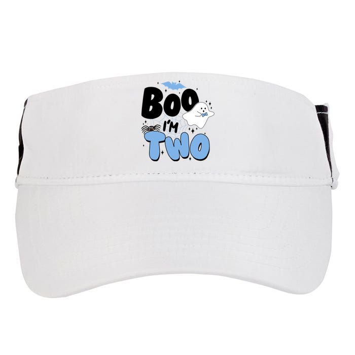 Cute Funny Halloween Boo Im Two Birthday Ghost Boy Adult Drive Performance Visor