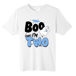 Cute Funny Halloween Boo Im Two Birthday Ghost Boy Tall Fusion ChromaSoft Performance T-Shirt