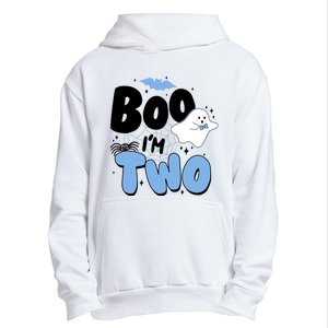 Cute Funny Halloween Boo Im Two Birthday Ghost Boy Urban Pullover Hoodie