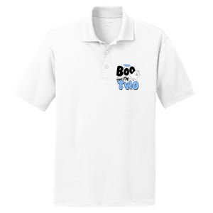 Cute Funny Halloween Boo Im Two Birthday Ghost Boy PosiCharge RacerMesh Polo