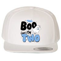 Cute Funny Halloween Boo Im Two Birthday Ghost Boy Wool Snapback Cap