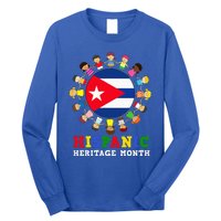 Cuban Flag Hispanic Heritage Cuba Long Sleeve Shirt