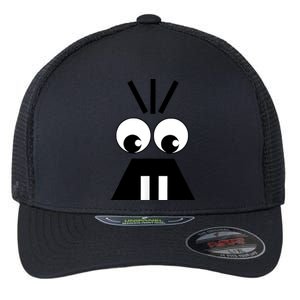 Creepy Face Halloween Carrots Costume Flexfit Unipanel Trucker Cap