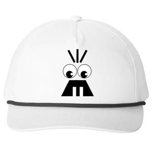 Creepy Face Halloween Carrots Costume Snapback Five-Panel Rope Hat