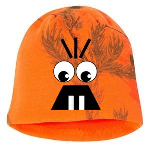 Creepy Face Halloween Carrots Costume Kati - Camo Knit Beanie