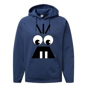 Creepy Face Halloween Carrots Costume Performance Fleece Hoodie