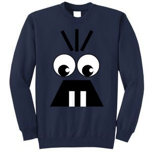 Creepy Face Halloween Carrots Costume Tall Sweatshirt