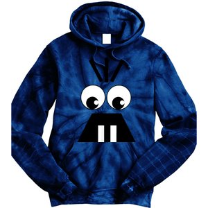 Creepy Face Halloween Carrots Costume Tie Dye Hoodie