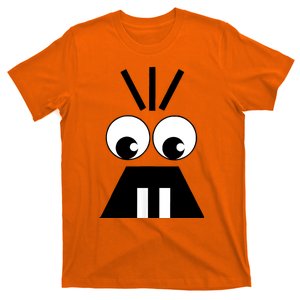 Creepy Face Halloween Carrots Costume T-Shirt