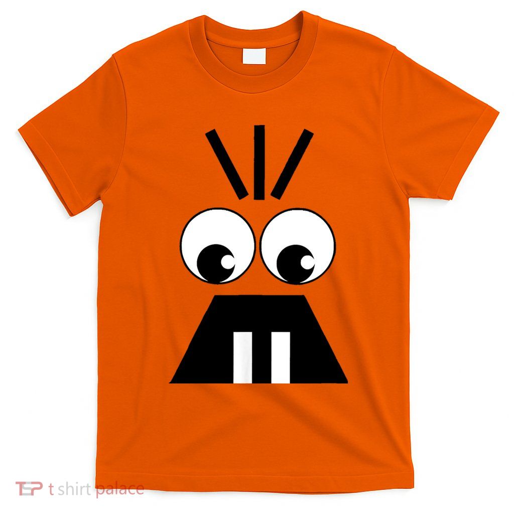 Creepy Face Halloween Carrots Costume T-Shirt
