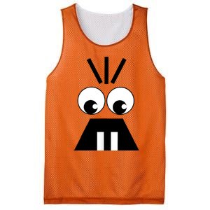 Creepy Face Halloween Carrots Costume Mesh Reversible Basketball Jersey Tank