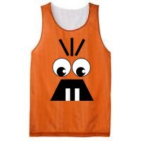 Creepy Face Halloween Carrots Costume Mesh Reversible Basketball Jersey Tank