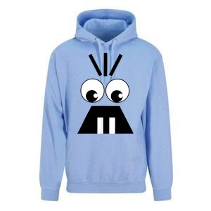 Creepy Face Halloween Carrots Costume Unisex Surf Hoodie