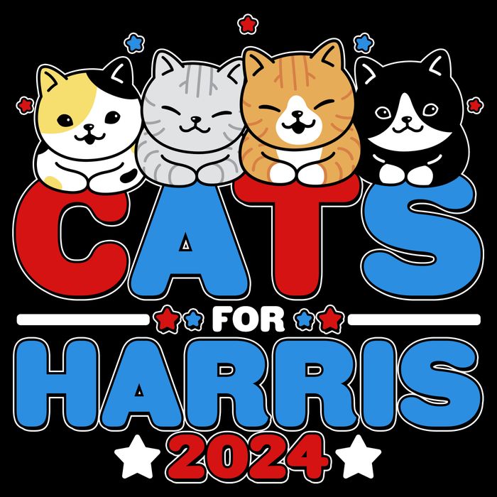 Cats For Harris Vote Kamala Harris 2024 Election 16 in Basic Backpack