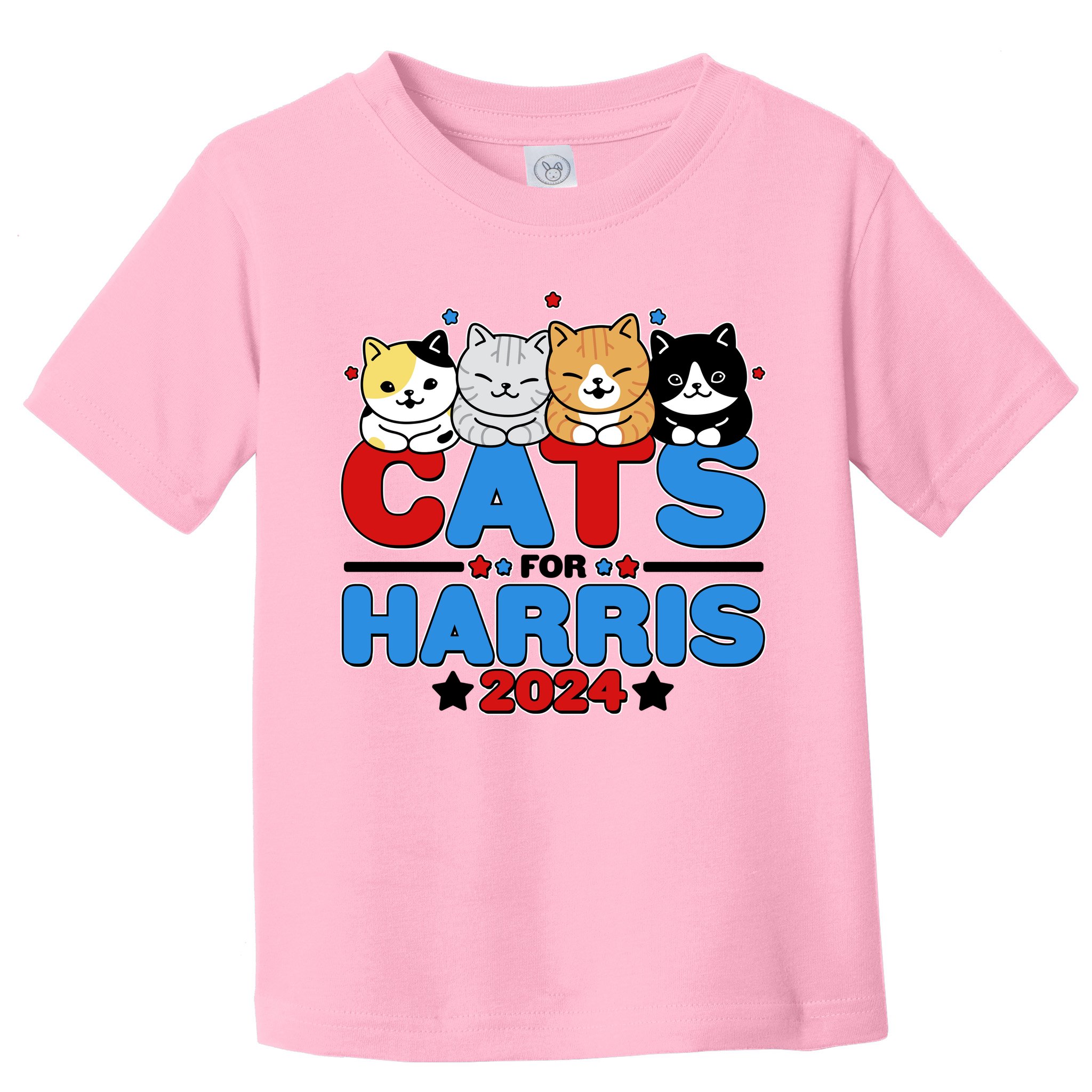 Cats For Harris Vote Kamala Harris 2024 Election Toddler T-Shirt