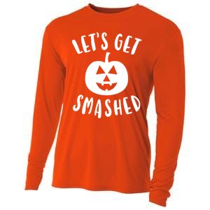 Cute Funny Halloween LetS Get Smashed Gift Cooling Performance Long Sleeve Crew