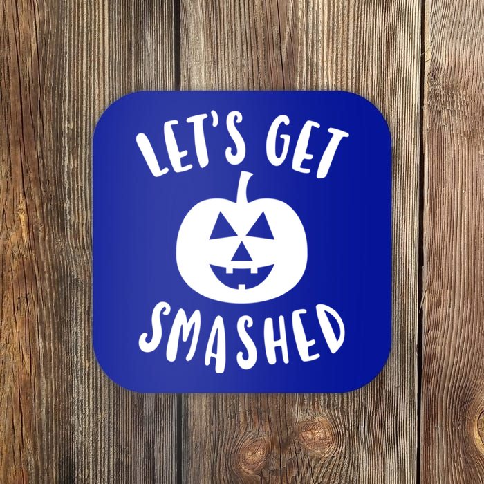 Cute Funny Halloween LetS Get Smashed Gift Coaster