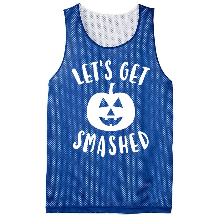 Cute Funny Halloween LetS Get Smashed Gift Mesh Reversible Basketball Jersey Tank