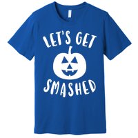 Cute Funny Halloween LetS Get Smashed Gift Premium T-Shirt