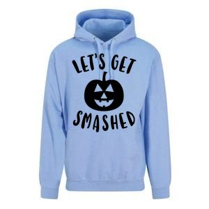 Cute Funny Halloween LetS Get Smashed Gift Unisex Surf Hoodie