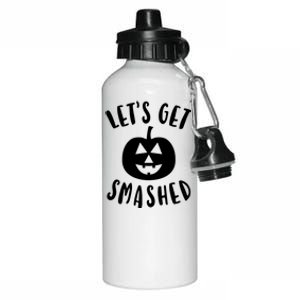 Cute Funny Halloween LetS Get Smashed Gift Aluminum Water Bottle