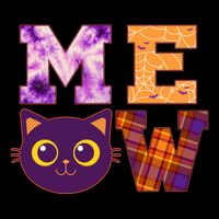 Cute Fall Halloween Cat MEOW Sweatshirt