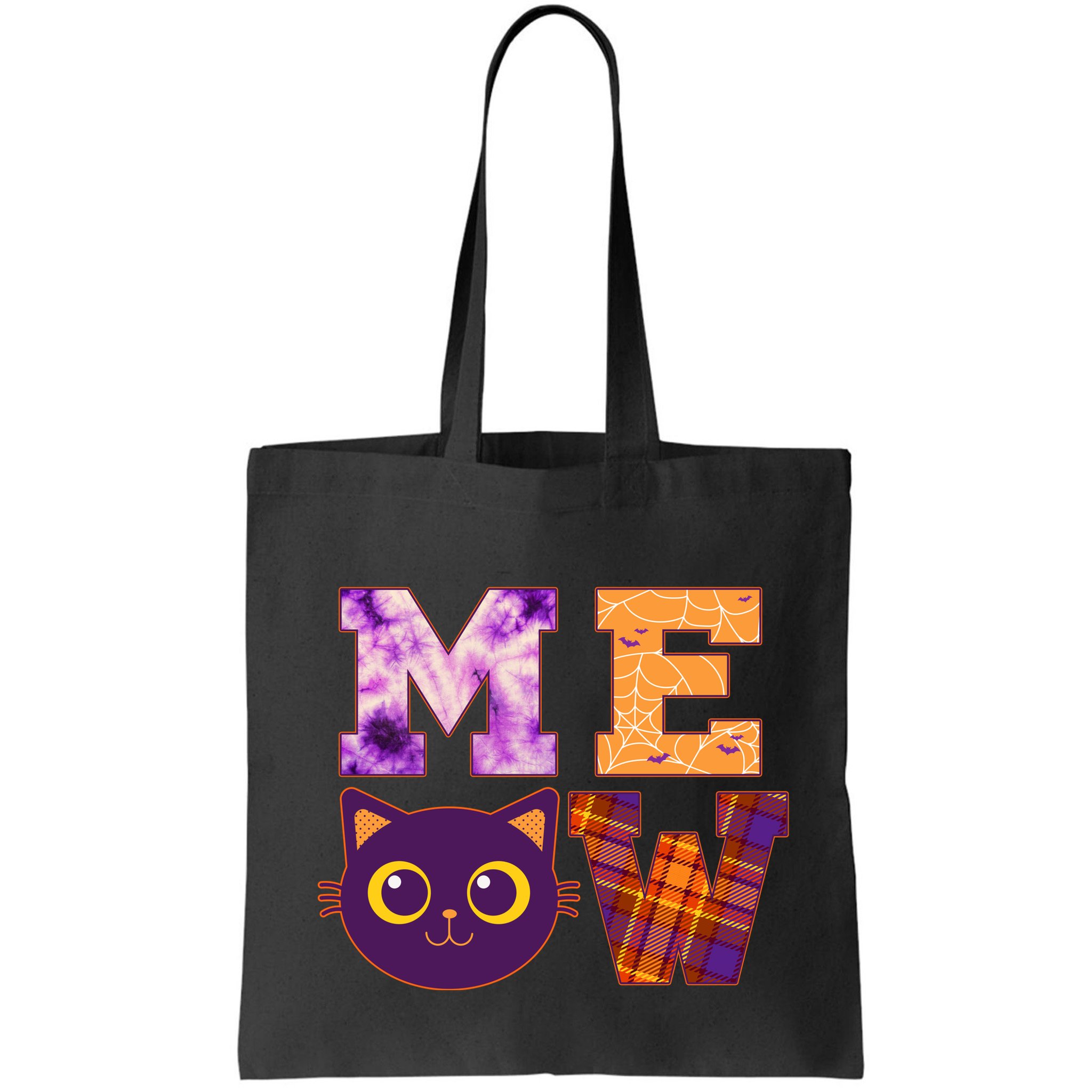 Cute Fall Halloween Cat MEOW Bag