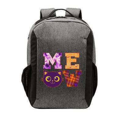 Cute Fall Halloween Cat MEOW Vector Backpack