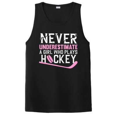 Colorful Field Hockey Love Field Hockey Player Hockey Fan PosiCharge Competitor Tank