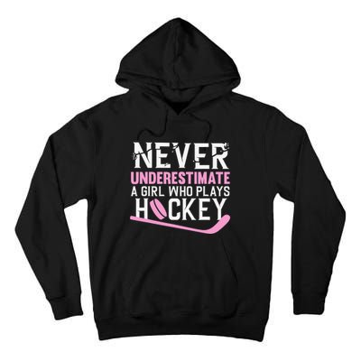 Colorful Field Hockey Love Field Hockey Player Hockey Fan Tall Hoodie