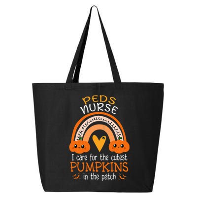 Colorful Fall Halloween Pediatric Nurse for Pediatricians 25L Jumbo Tote