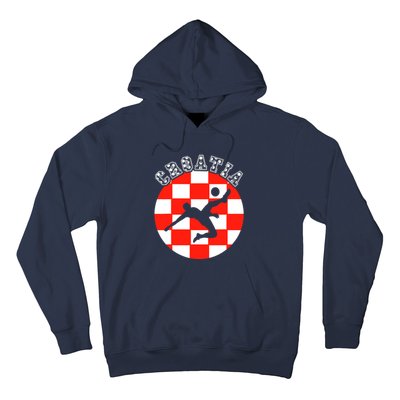 Croatia Flag Hrvatska Soccer Team Croatian Football Hrvatska Hoodie