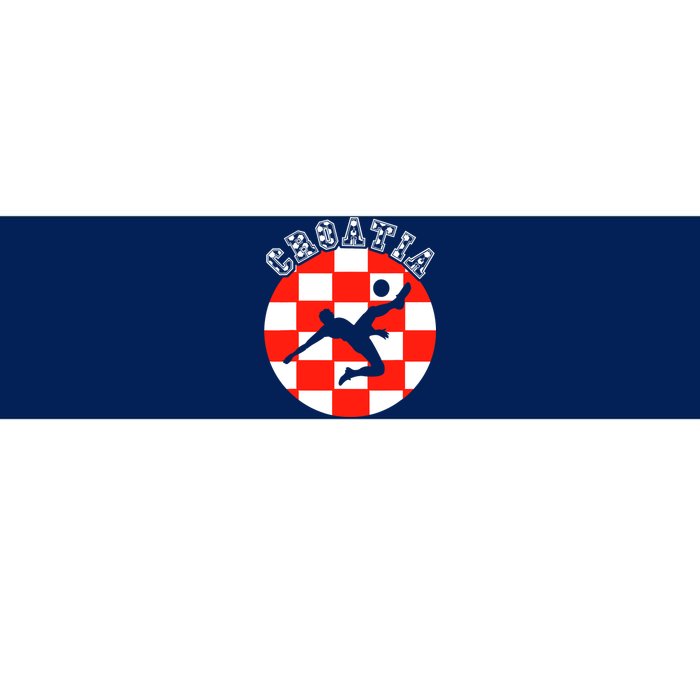 Croatia Flag Hrvatska Soccer Team Croatian Football Hrvatska Bumper Sticker