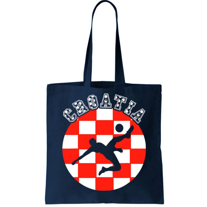 Croatia Flag Hrvatska Soccer Team Croatian Football Hrvatska Tote Bag