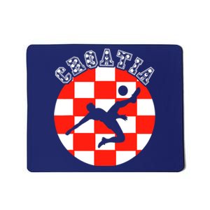 Croatia Flag Hrvatska Soccer Team Croatian Football Hrvatska Mousepad