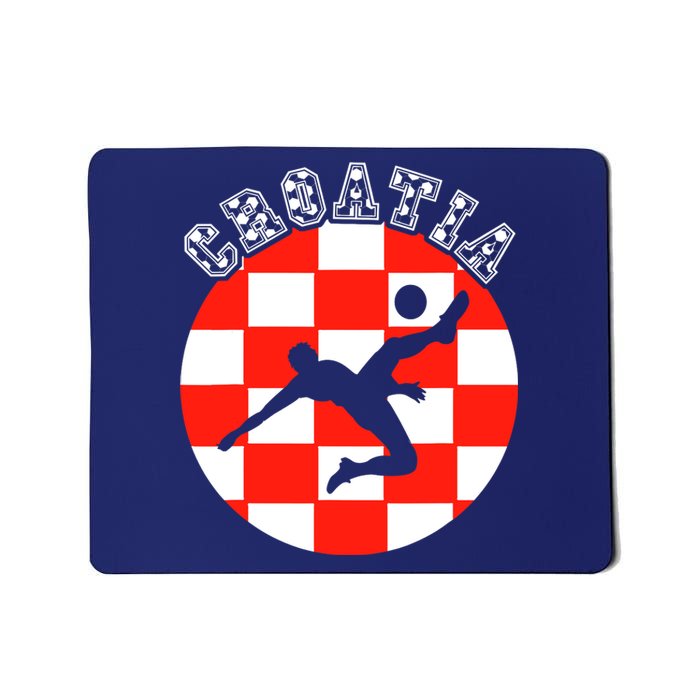 Croatia Flag Hrvatska Soccer Team Croatian Football Hrvatska Mousepad